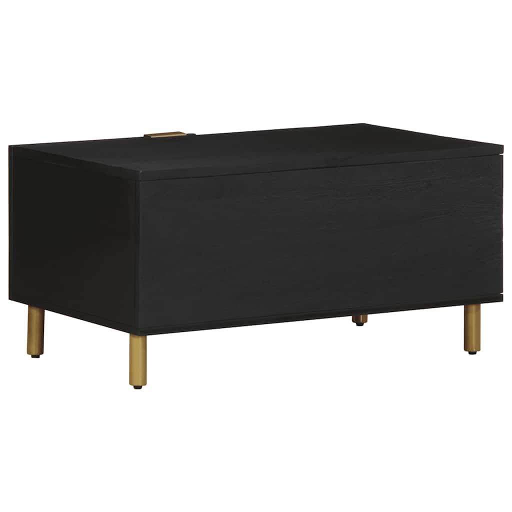 vidaXL Coffee Table Black 80x50x40 cm Engineered Wood 5