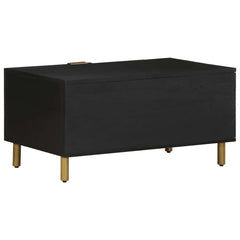 vidaXL Coffee Table Black 80x50x40 cm Engineered Wood 5