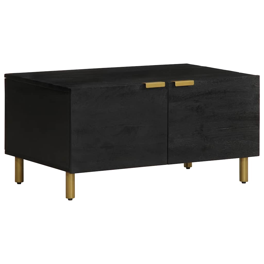 vidaXL Coffee Table Black 80x50x40 cm Engineered Wood 1