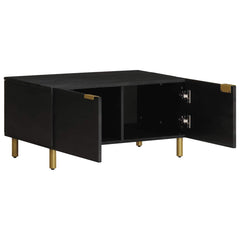 vidaXL Coffee Table Black 80x50x40 cm Engineered Wood 2
