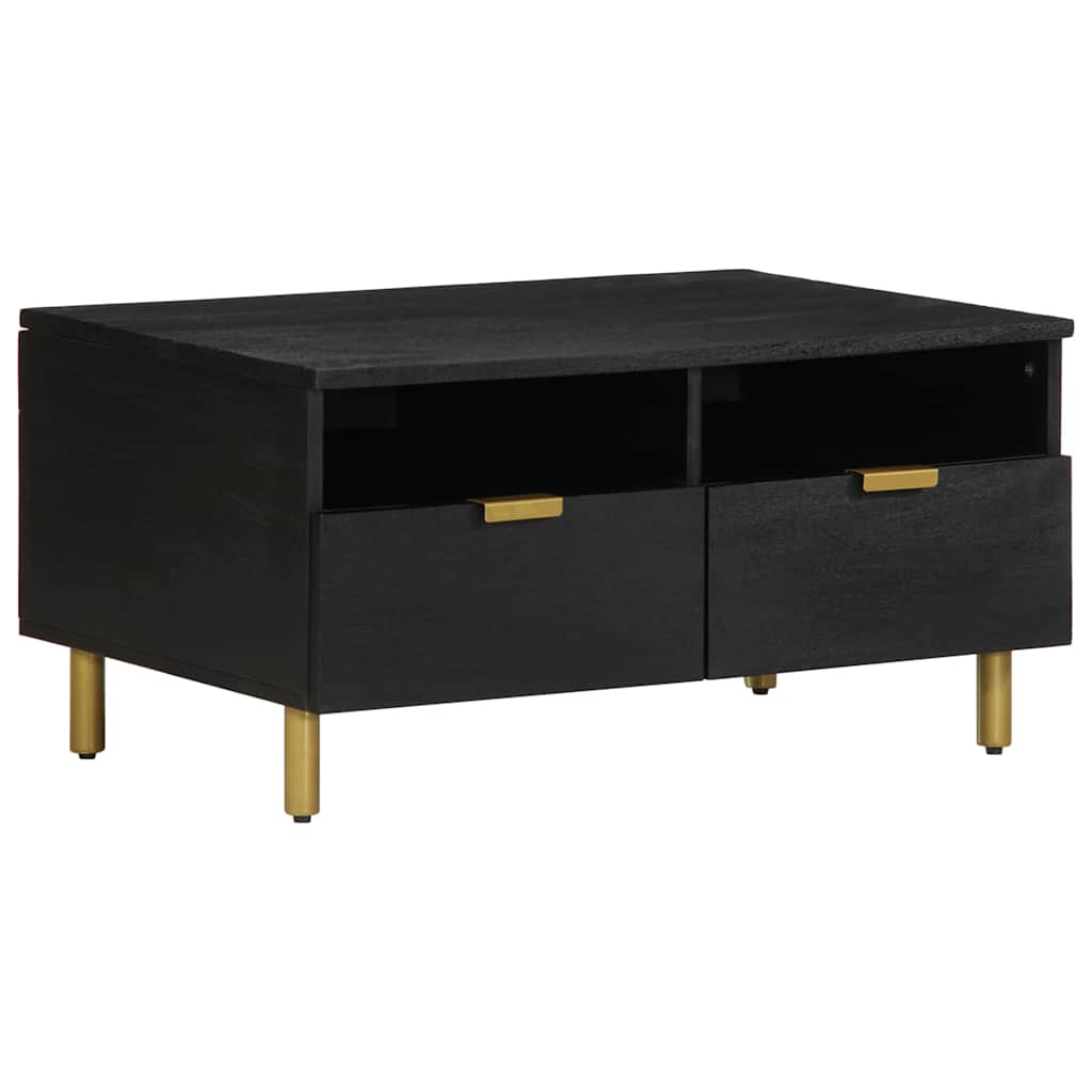 vidaXL Coffee Table Black 80x54x40 cm Engineered Wood 1