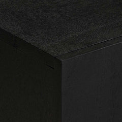 vidaXL TV Cabinet Black 105x33x46 cm Engineered Wood 6