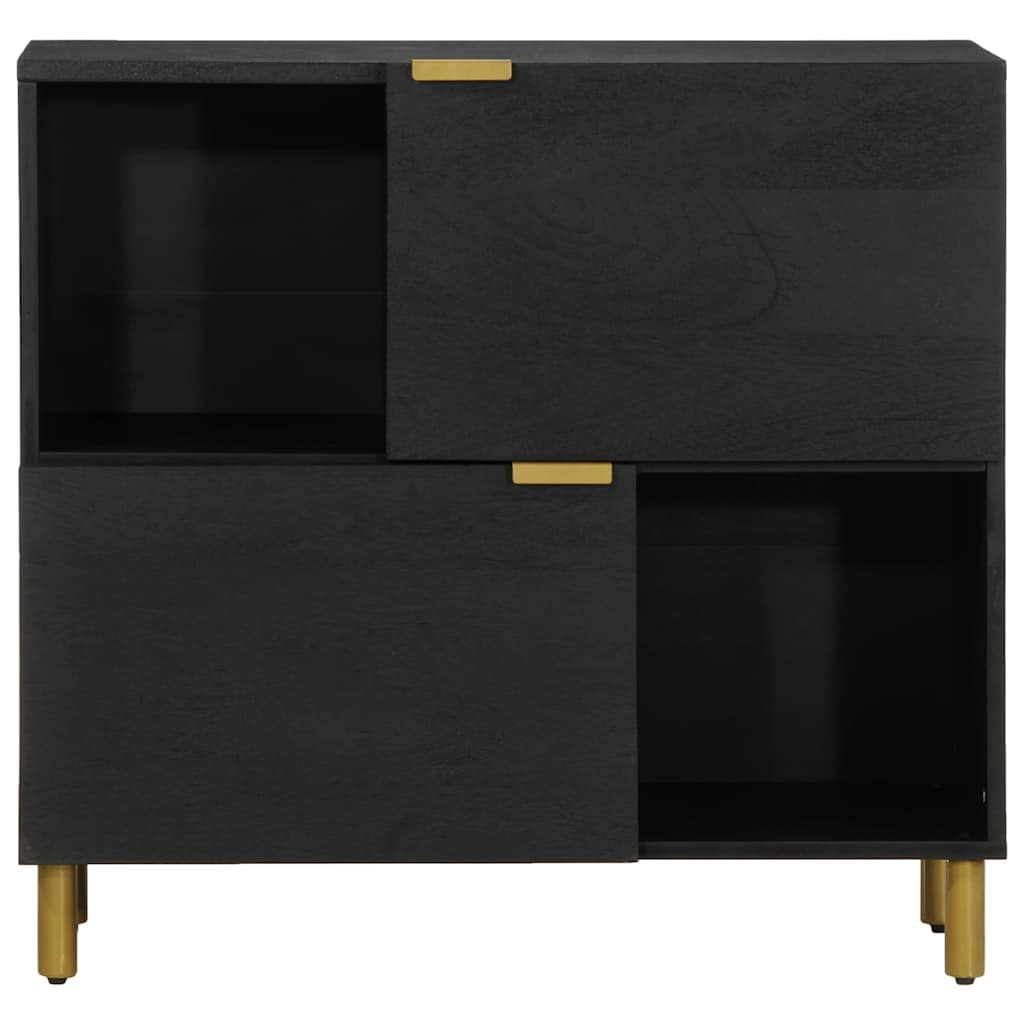 vidaXL Sideboard Black 80x33x75 cm Engineered Wood 3