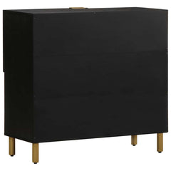 vidaXL Sideboard Black 80x33x75 cm Engineered Wood 5