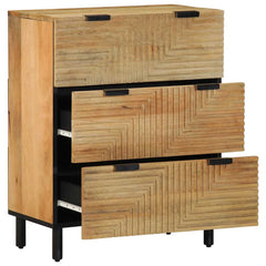Sideboard 60x33x75 cm Solid Wood Mango Brown Mango wood