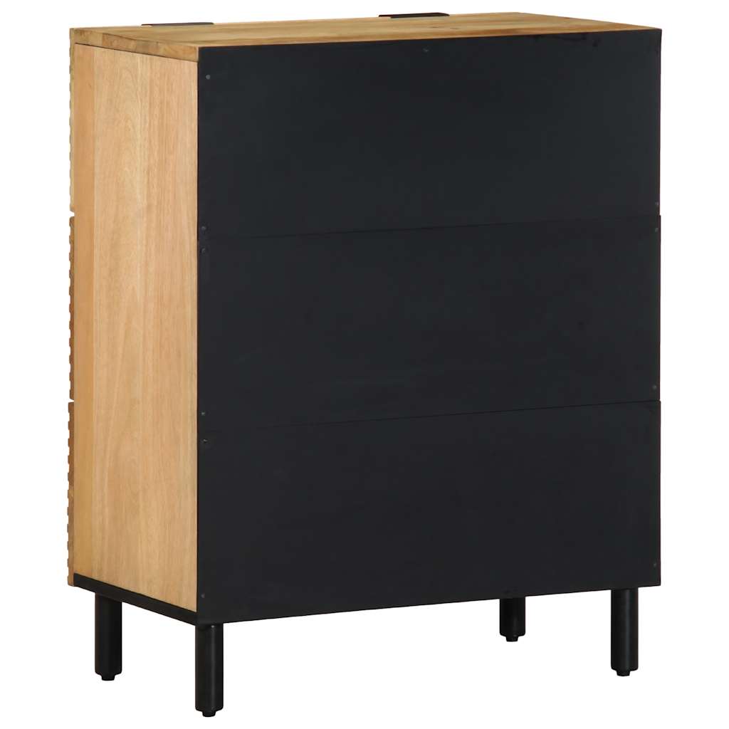 Sideboard 60x33x75 cm Solid Wood Mango Brown Mango wood