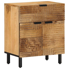 Bed Cabinet Brown 50 x 33 x 60 cm Solid mango wood