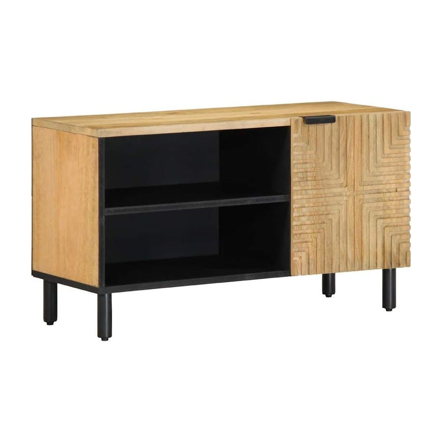 TV Cabinet Brown Solid Wood Mango