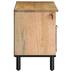 vidaXL TV Cabinet Brown 100x33x46 cm Solid Wood Mango 4