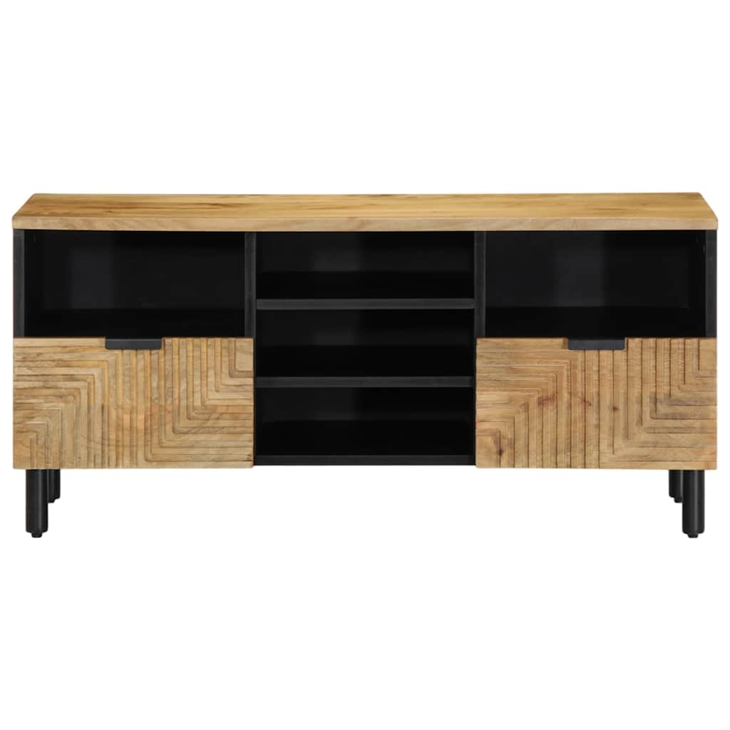 TV Cabinet Brown Solid Wood Mango, image 3