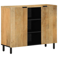 Sideboard Brown 90x33x75 cm Solid Wood Mango Solid mango wood