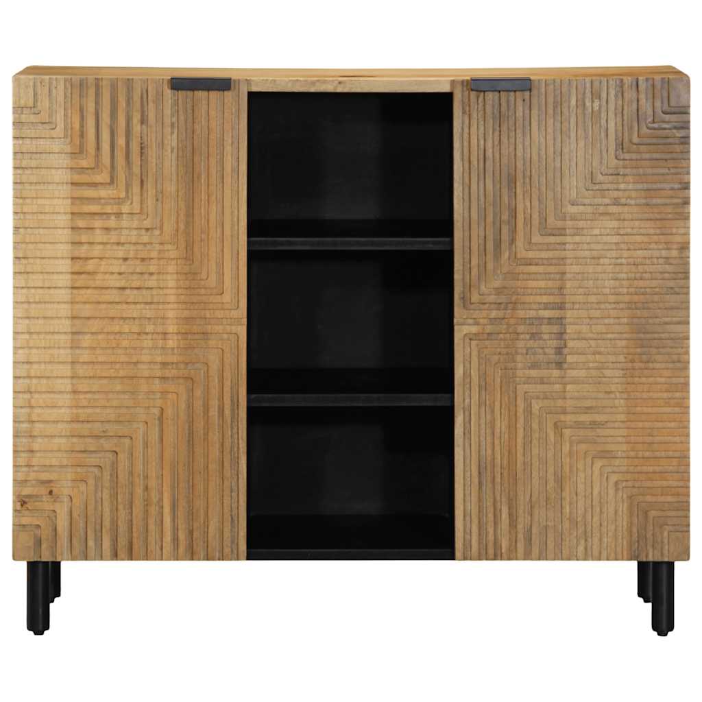 Sideboard Brown 90x33x75 cm Solid Wood Mango Solid mango wood