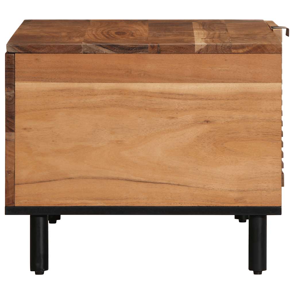 vidaXL Coffee Table 80x50x40 cm Solid Wood Acacia 4