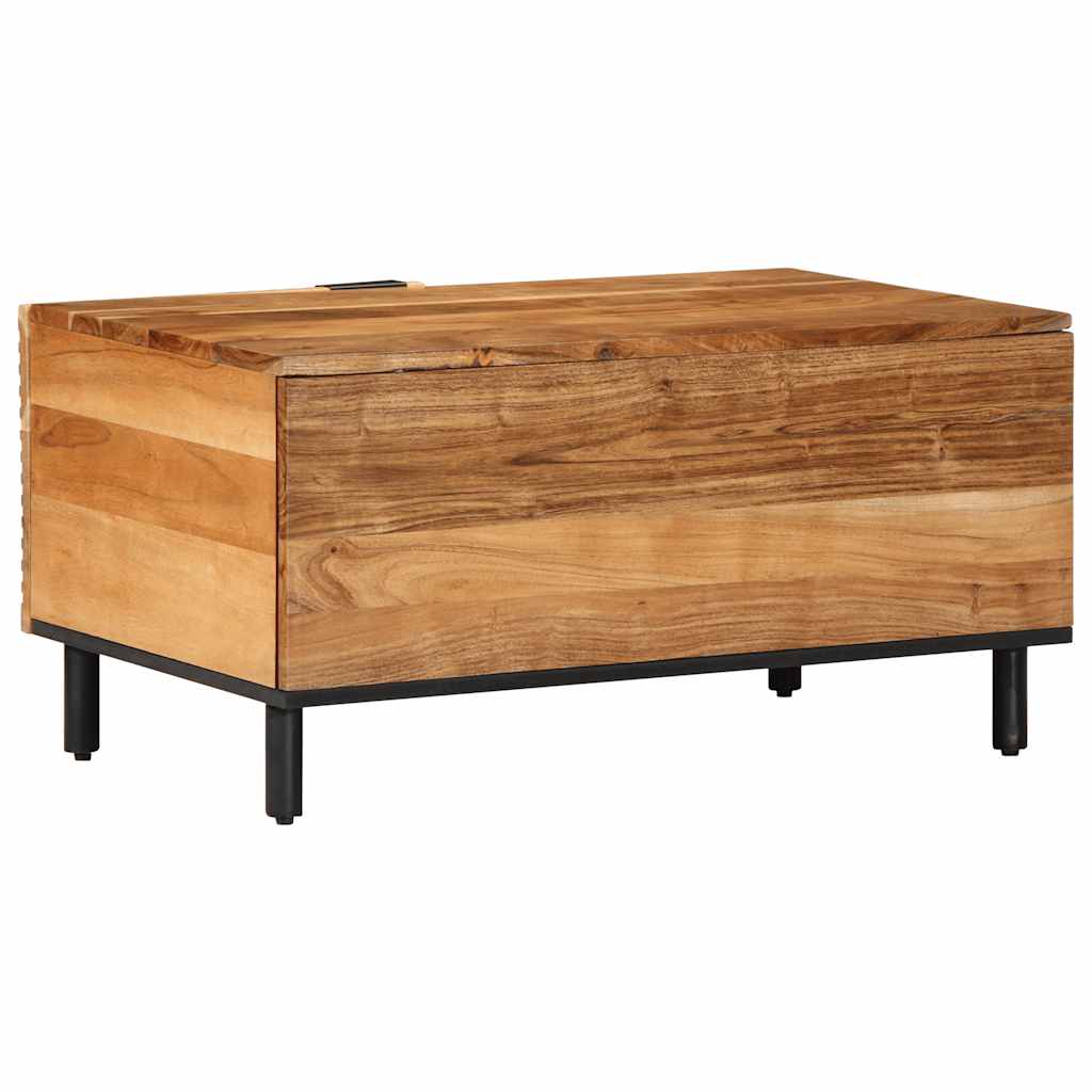 vidaXL Coffee Table 80x50x40 cm Solid Wood Acacia 5