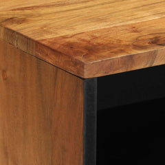 vidaXL TV Cabinet with Shelf Brown 80 x 33 x 46 cm Solid Mango Wood 6