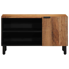 vidaXL TV Cabinet with Shelf Brown 80 x 33 x 46 cm Solid Mango Wood 4