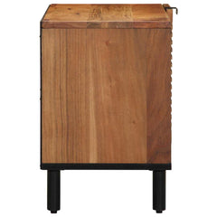 vidaXL TV Cabinet with Shelf Brown 80 x 33 x 46 cm Solid Mango Wood 5