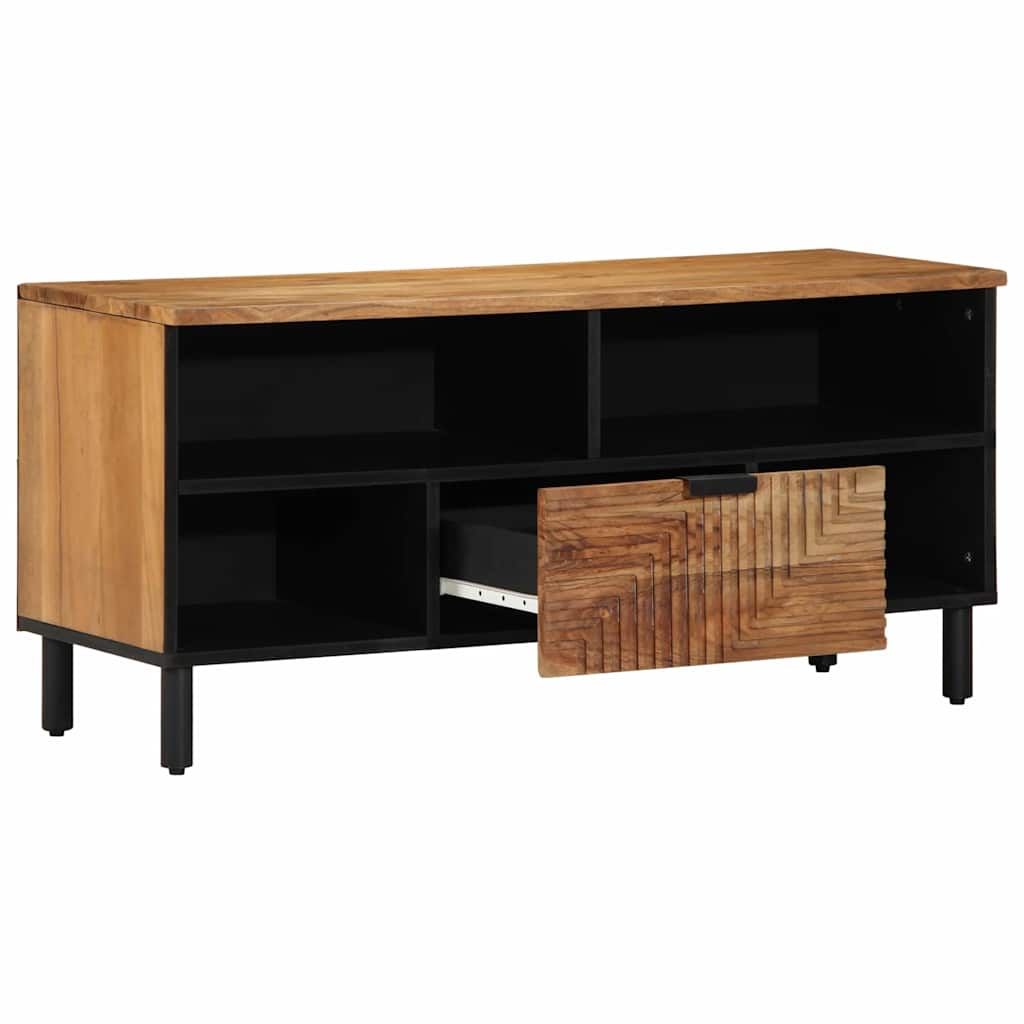 TV Cabinet Solid Acacia Wood Solid Acacia Wood