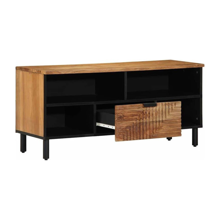 TV Cabinet Solid Acacia Wood Solid Acacia Wood