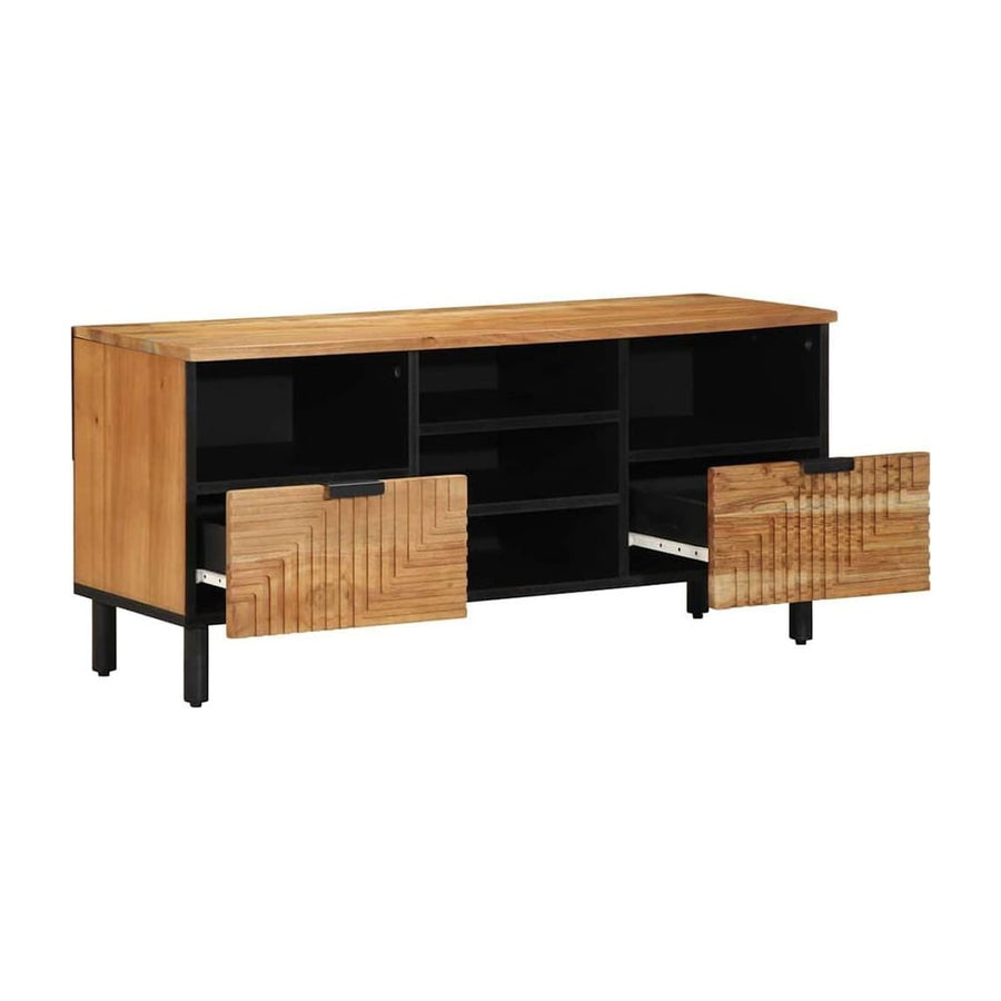 TV Cabinet Solid Acacia Wood Solid Acacia Wood