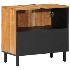 Bathroom Sink Cabinet Brown 62x33x58 cm Solid Wood Mango Solid acacia wood
