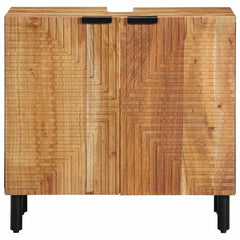 Bathroom Sink Cabinet Brown 62x33x58 cm Solid Wood Mango Solid acacia wood