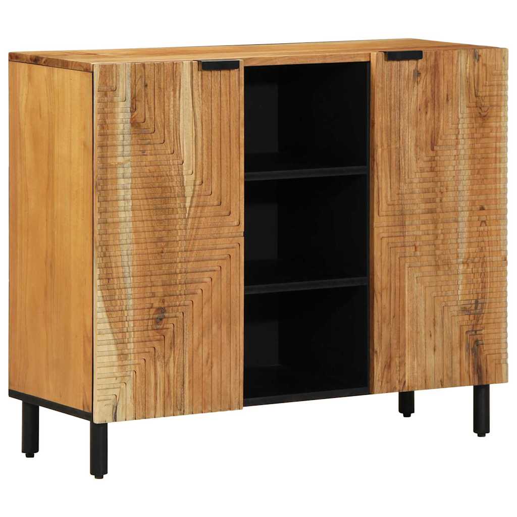 Sideboard Brown 90x33x75 cm Solid Wood Mango Solid acacia wood