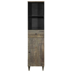 vidaXL Bathroom Cabinet 38x33x160 cm Solid Wood Mango 3