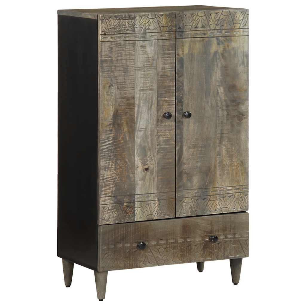vidaXL Highboard 60x33x100 cm Solid Wood Mango 1