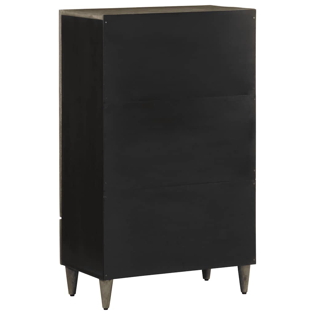 vidaXL Highboard 60x33x100 cm Solid Wood Mango 4