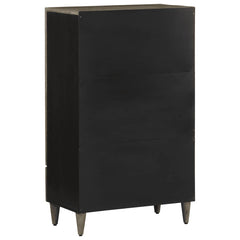 vidaXL Highboard 60x33x100 cm Solid Wood Mango 4