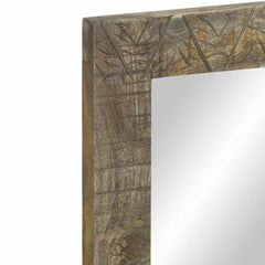 vidaXL Bathroom Mirror 50x2.5x70 cm Solid Wood Mango 4