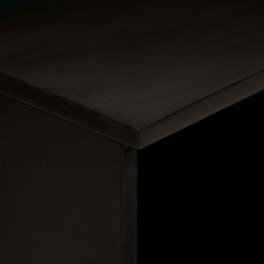 vidaXL TV Cabinet Black and Gold 70 x 33 x 46 cm Engineered Wood 6