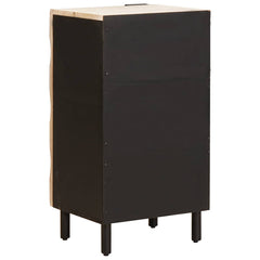 vidaXL Sideboard White Wash Finish 40 x 33 x 75 cm Solid Mango Wood 5