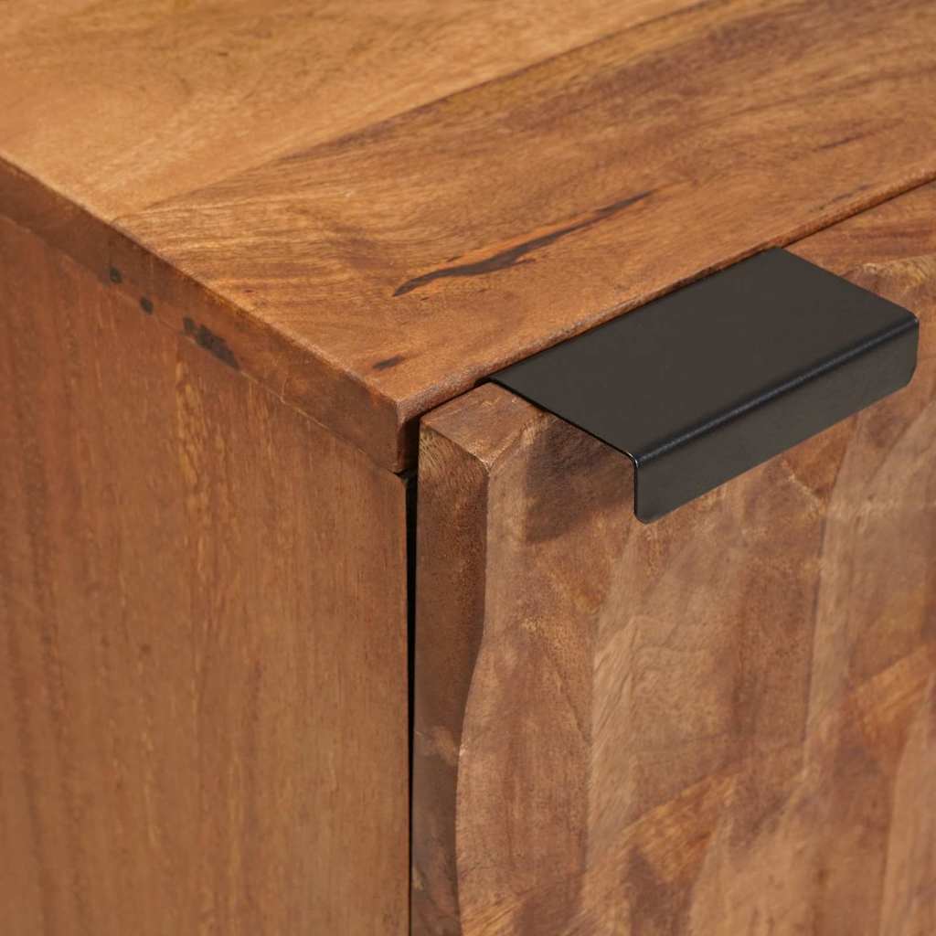 vidaXL Bedside Cabinet Brown 40 x 33 x 46 cm Solid Mango Wood 6