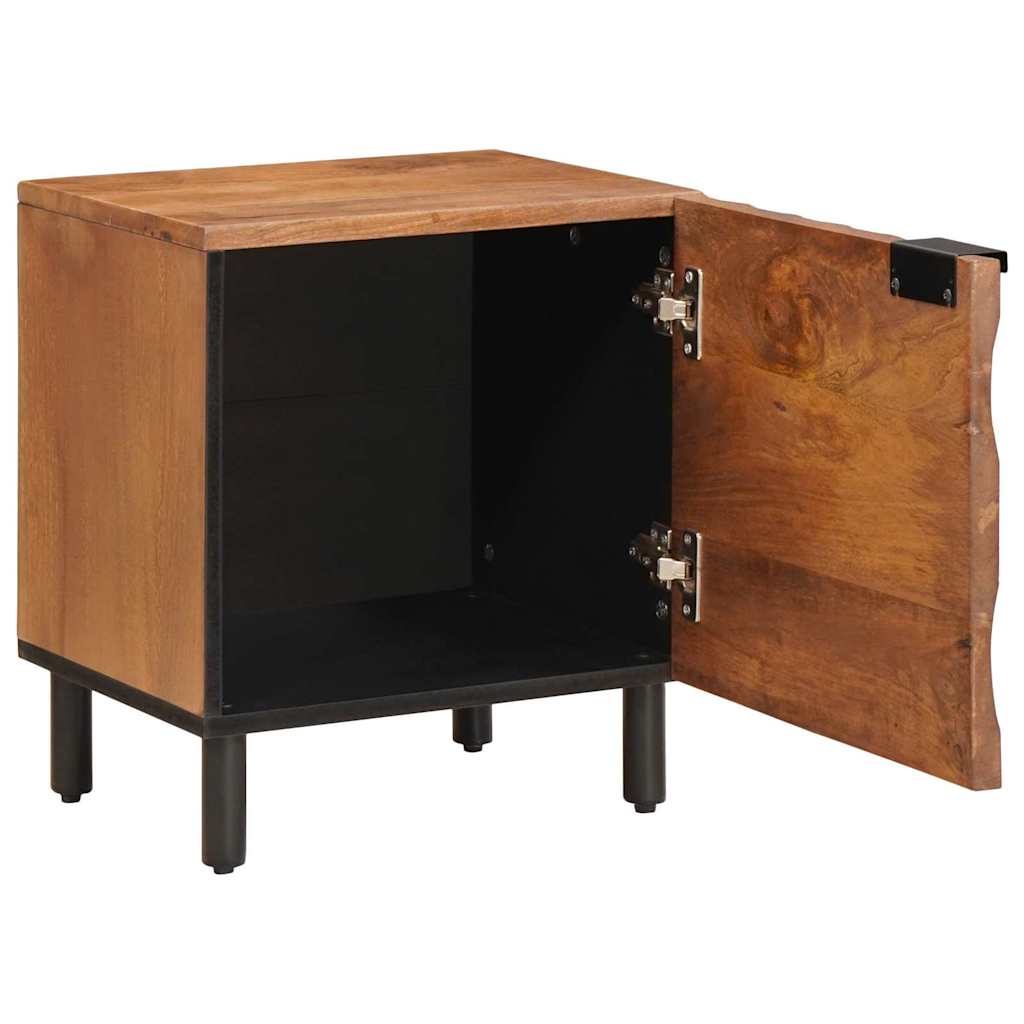 vidaXL Bedside Cabinet Brown 40 x 33 x 46 cm Solid Mango Wood 2