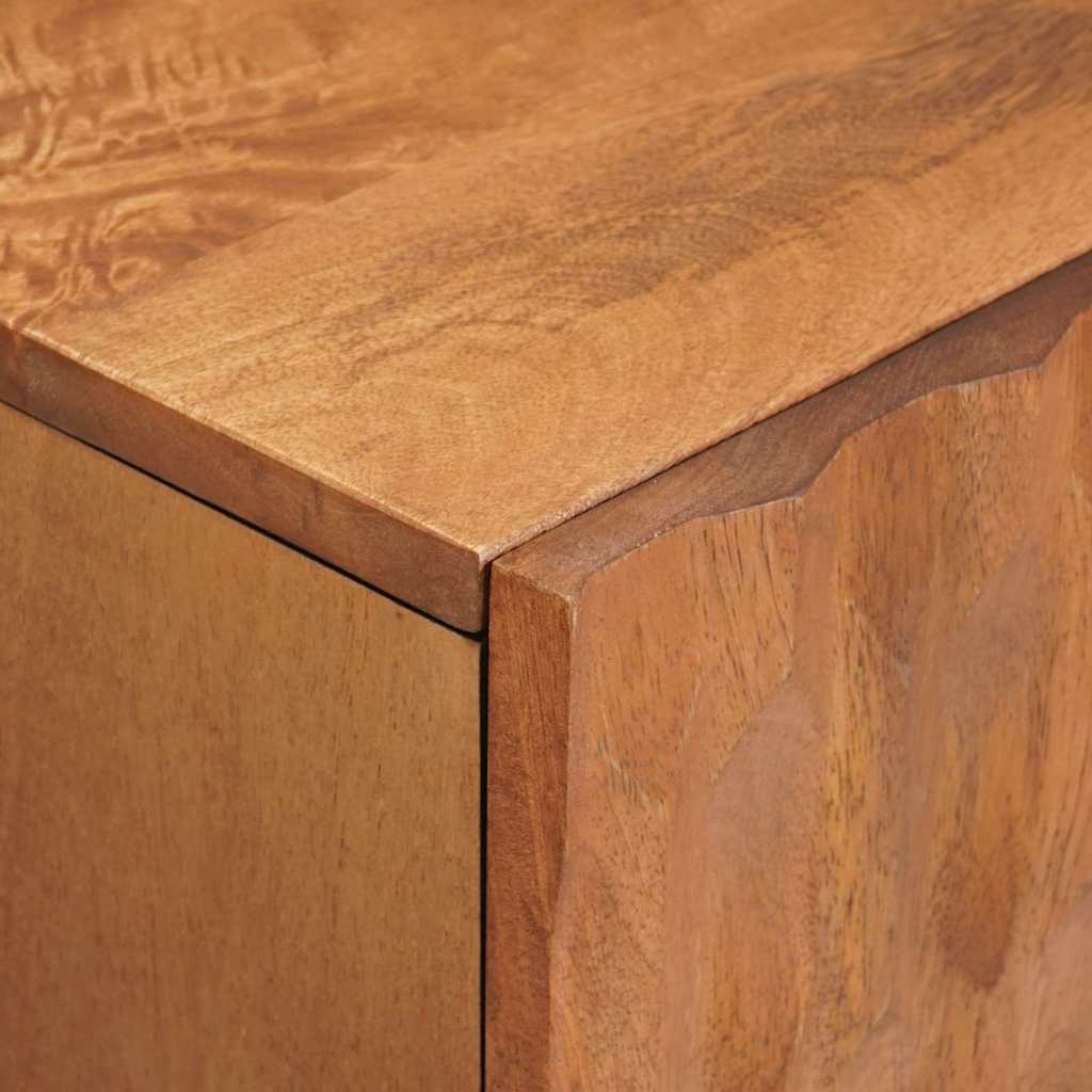 vidaXL TV Cabinet with Shelf Acacia Brown Finish 105 x 33 x 46 cm 6