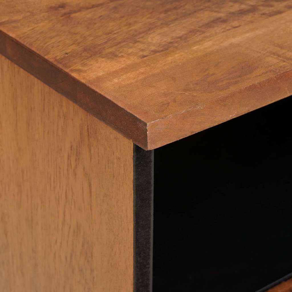 vidaXL Bedside Cabinet Brown 40 x 33 x 46 cm Solid Mango Wood 6