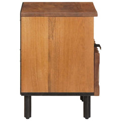vidaXL Bedside Cabinet Brown 40 x 33 x 46 cm Solid Mango Wood 4