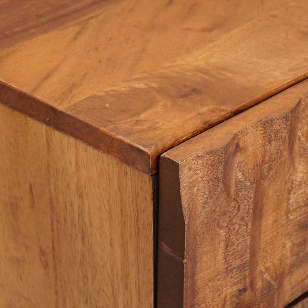 vidaXL Bedside Cabinet Brown 50 x 33 x 60 cm Solid Mango Wood 6