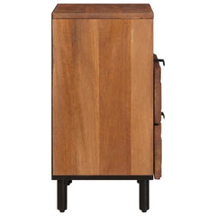 vidaXL Bedside Cabinet Brown 50 x 33 x 62 cm Solid Mango Wood 4