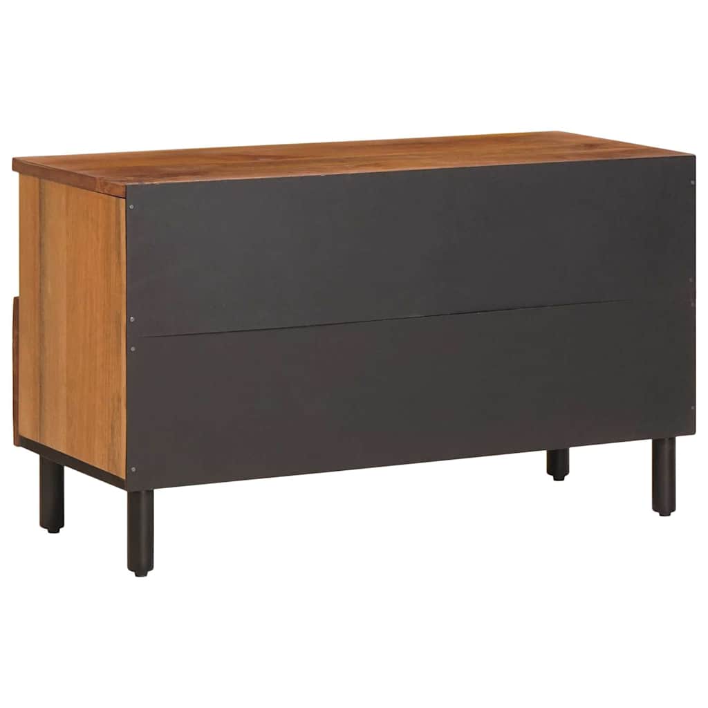 vidaXL TV Cabinet Acacia Brown Finish 80 x 33 x 46 cm Solid Mango Wood 5