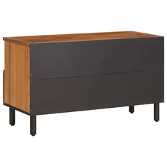 vidaXL TV Cabinet Acacia Brown Finish 80 x 33 x 46 cm Solid Mango Wood 5