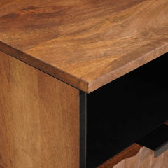 vidaXL TV Cabinet with Drawer Acacia Brown Finish 100 x 33 x 46 cm 6