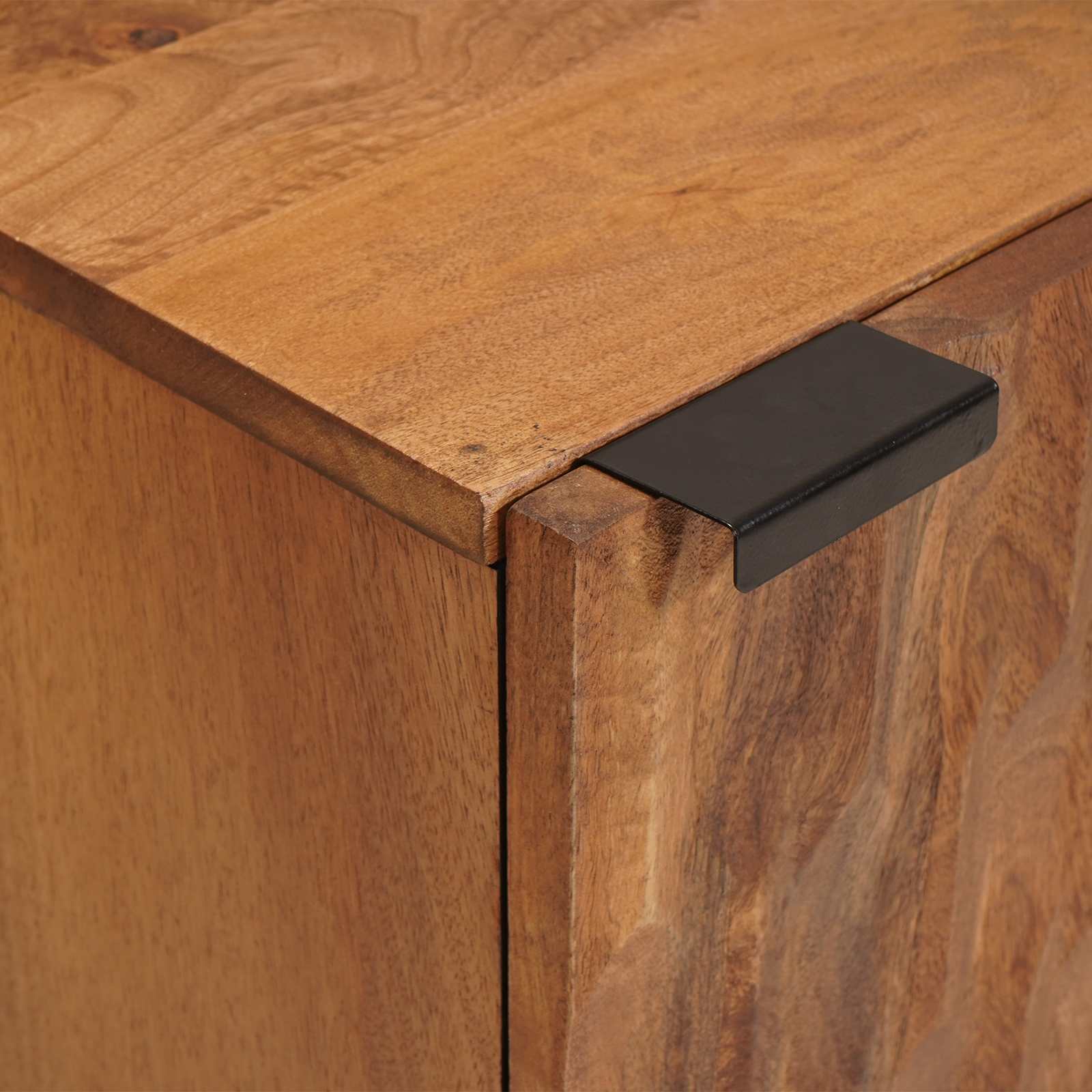 vidaXL Bathroom Hanging Cabinet Brown 38 x 33 x 48 cm Solid Mango Wood 6