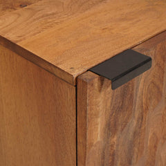 vidaXL Bathroom Hanging Cabinet Brown 38 x 33 x 48 cm Solid Mango Wood 6