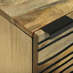 vidaXL Bedside Cabinet Natural 40 x 33 x 46 cm Engineered Wood 6