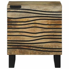vidaXL Bedside Cabinet Natural 40 x 33 x 46 cm Engineered Wood 3