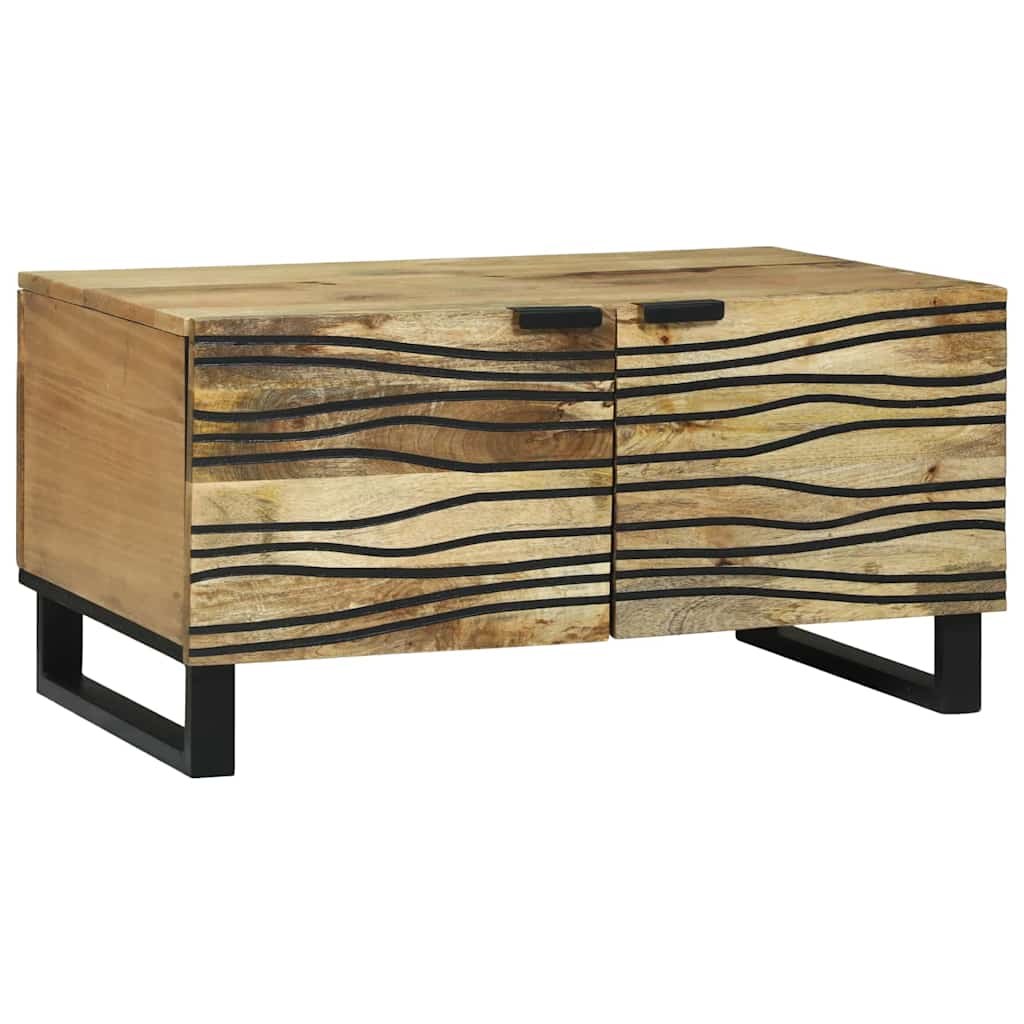Coffee Table 80 x 50 x 40 cm Engineered Wood Natural
