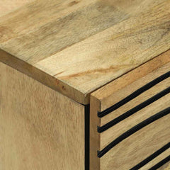 Bedside Cabinet 50 x 33 x 62 cm Engineered Wood Natural